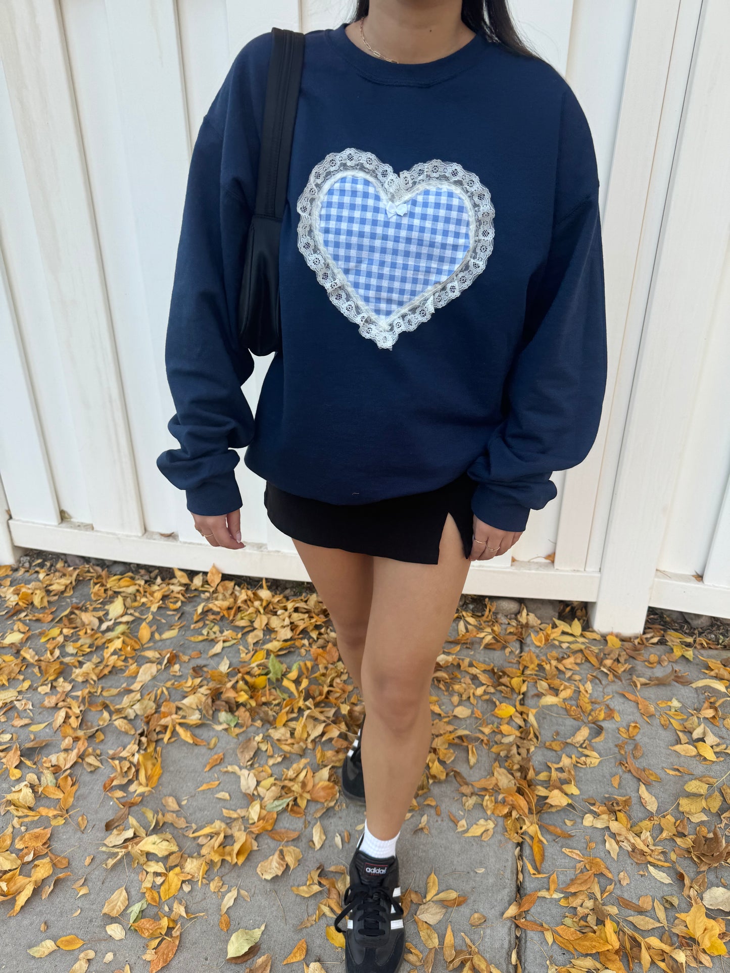 Heart Is So Full Crewneck (Blue)
